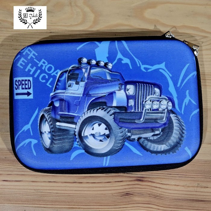 

Sale- Tempat pensil Kotak pensil Tempat organizer Model smiggle Look alike - Biru