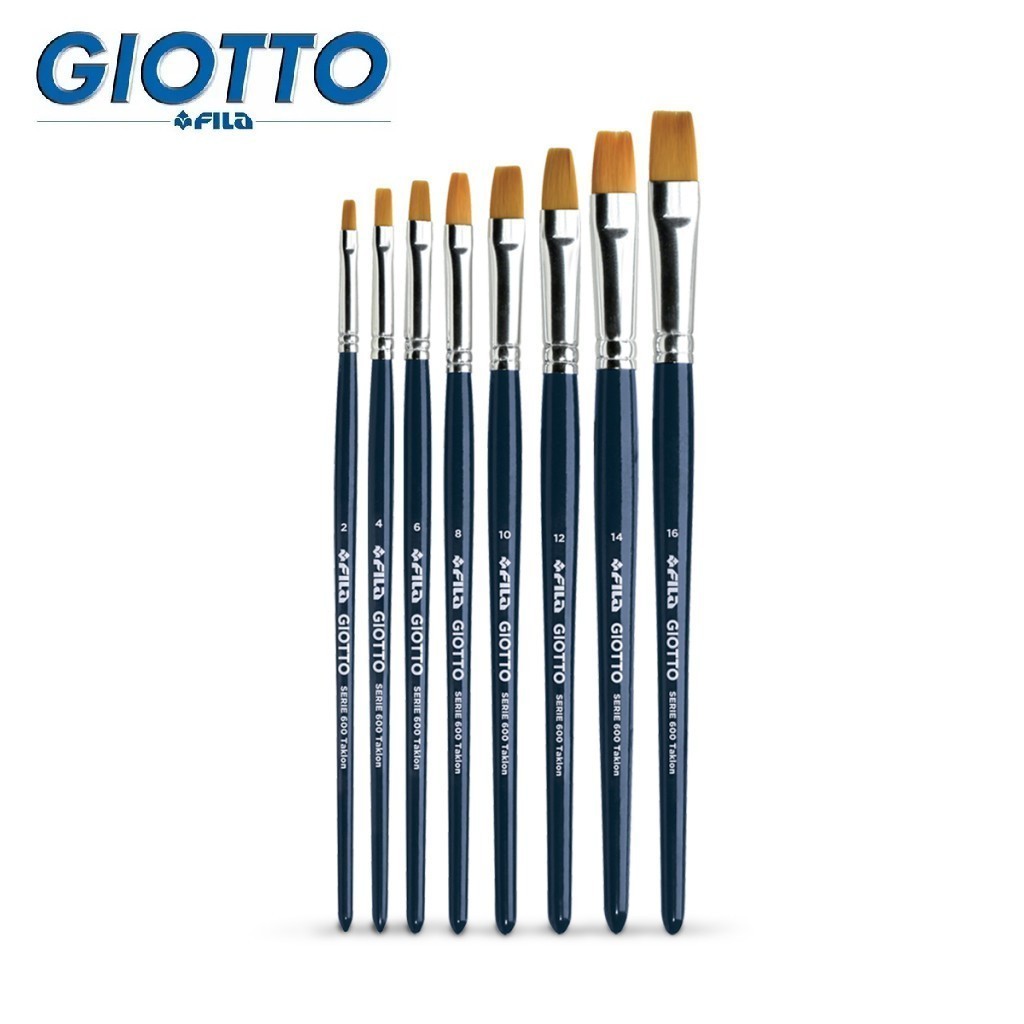 

Giotto Flat Brush 600 Kuas Lukis Taklon