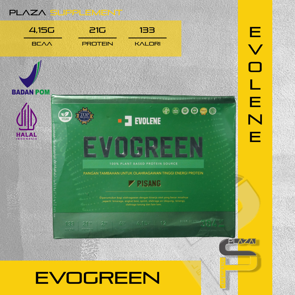 Evolene Evogreen 12 Sachet - Whey Protein Vegan