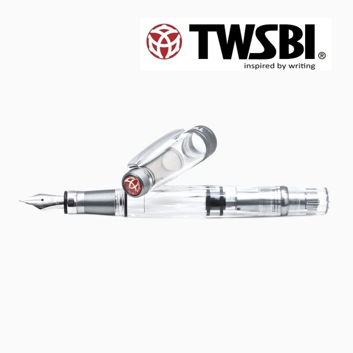 

[Terbaru]ATK TWSBI Diamond 580 AL/ALR Fountain Pen - ALR NickelGray, +Diamine 30ml