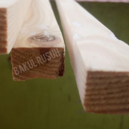 LIS RENG KAYU JATI BELANDA RENG STIK 1,5X100 CM