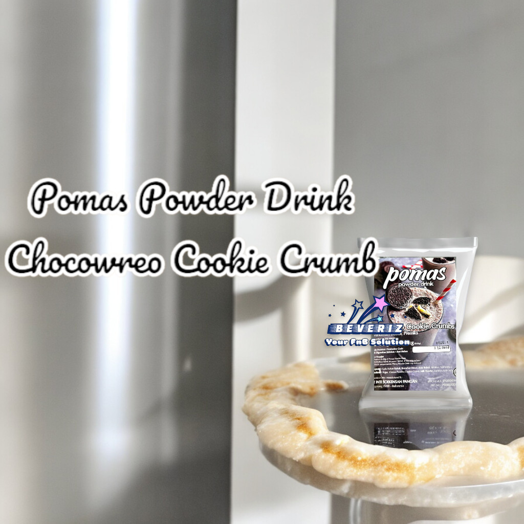 

Pomas Chocowreo Cookie Crumb Powder Drink | Bubuk Minuman Rasa | Serbuk Boba Kekinian 500 Gram