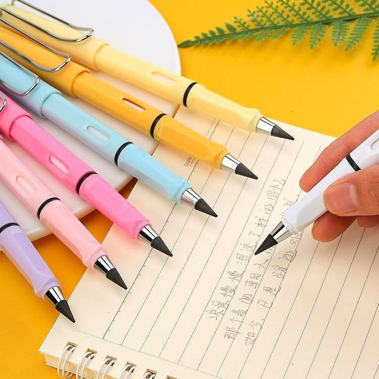 

PENSIL ETERNAL ABADI TAK BISA HABIS / PENSIL MAGIC WARNA MACARON / PENSIL TANPA RAUTAN UNTUK SEKOLAH / PENSIL AJAIB