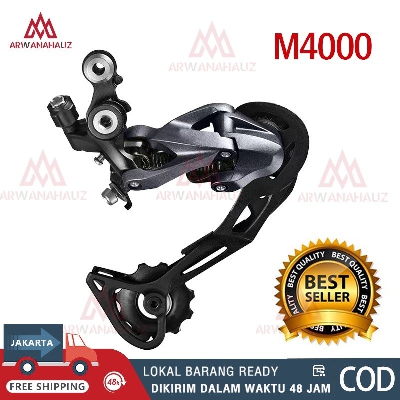 RD Tourney 6/7/8/9/10 RD 8 Rear Derailleur M4000 TX35 /M370 /M390 /TY300 Speed Pemindah Operan Gear 