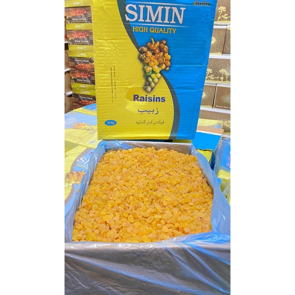 

Kismis Simin Abu Taj / Mutiara Manis / Anggur Kristal / Kismis Simin Golden 250gr - 500gr - 1kg