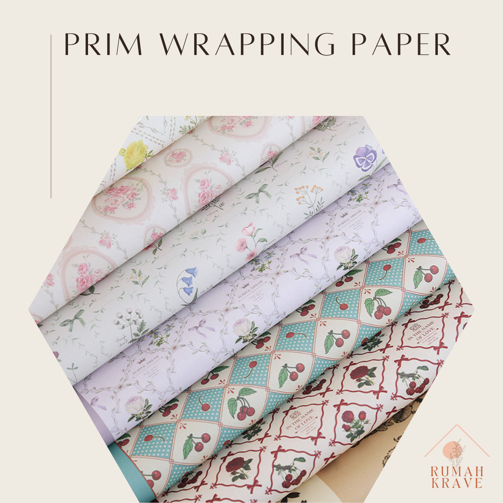 

RUMAH KRAVE - Prim Wrapping Paper Kertas Kado Buket Bunga