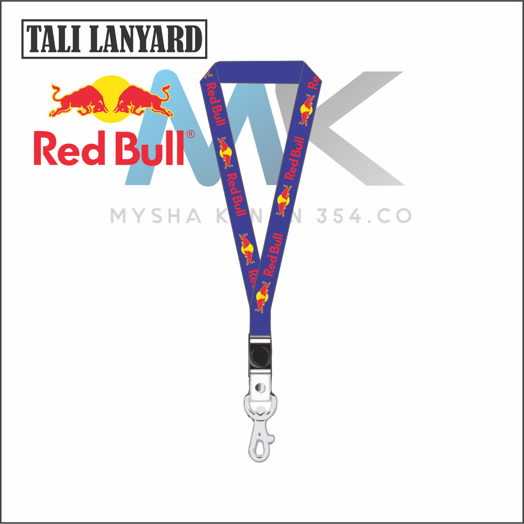 

TALI LANYARD RED BULL LOGO - TALI ID CARD REDBULL | RB GANTUNGAN KUNCI GANTUNGAN FLASHDISK GANTUNGAN NAMETAG TALI LANYARD BEST SELLER COD