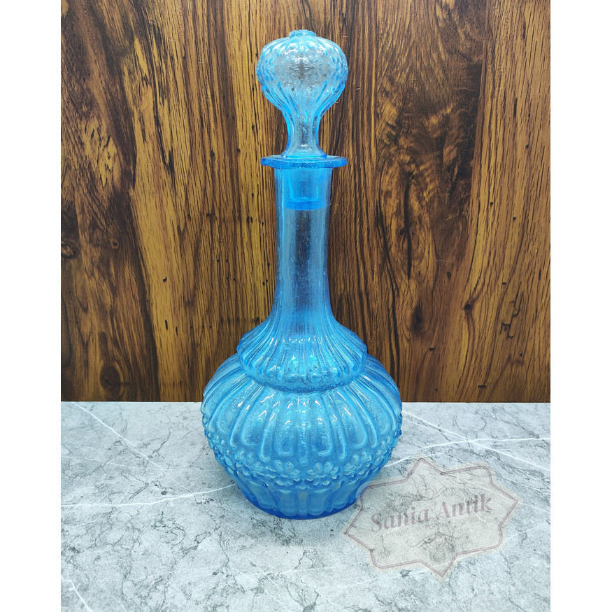 Barang Antik Kuno Botol Biru