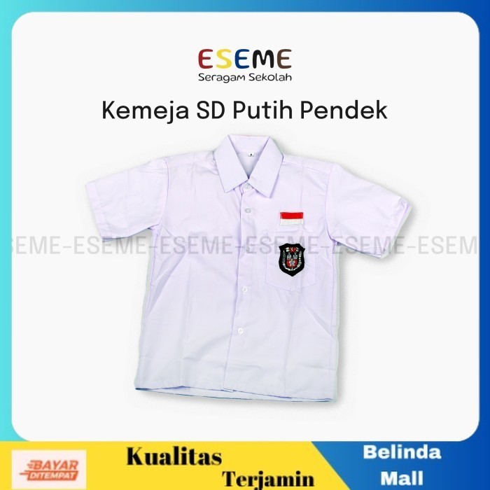 

⭐KUALITAS TERBAIK⭐ BAJU SERAGAM SD PUTIH PENDEK (BAHAN OXFORD) 8 Terlaris