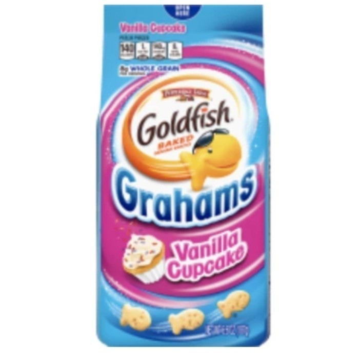 

goldfish vanilla cupcake Graham biscuit biskuit 187gr Snack
