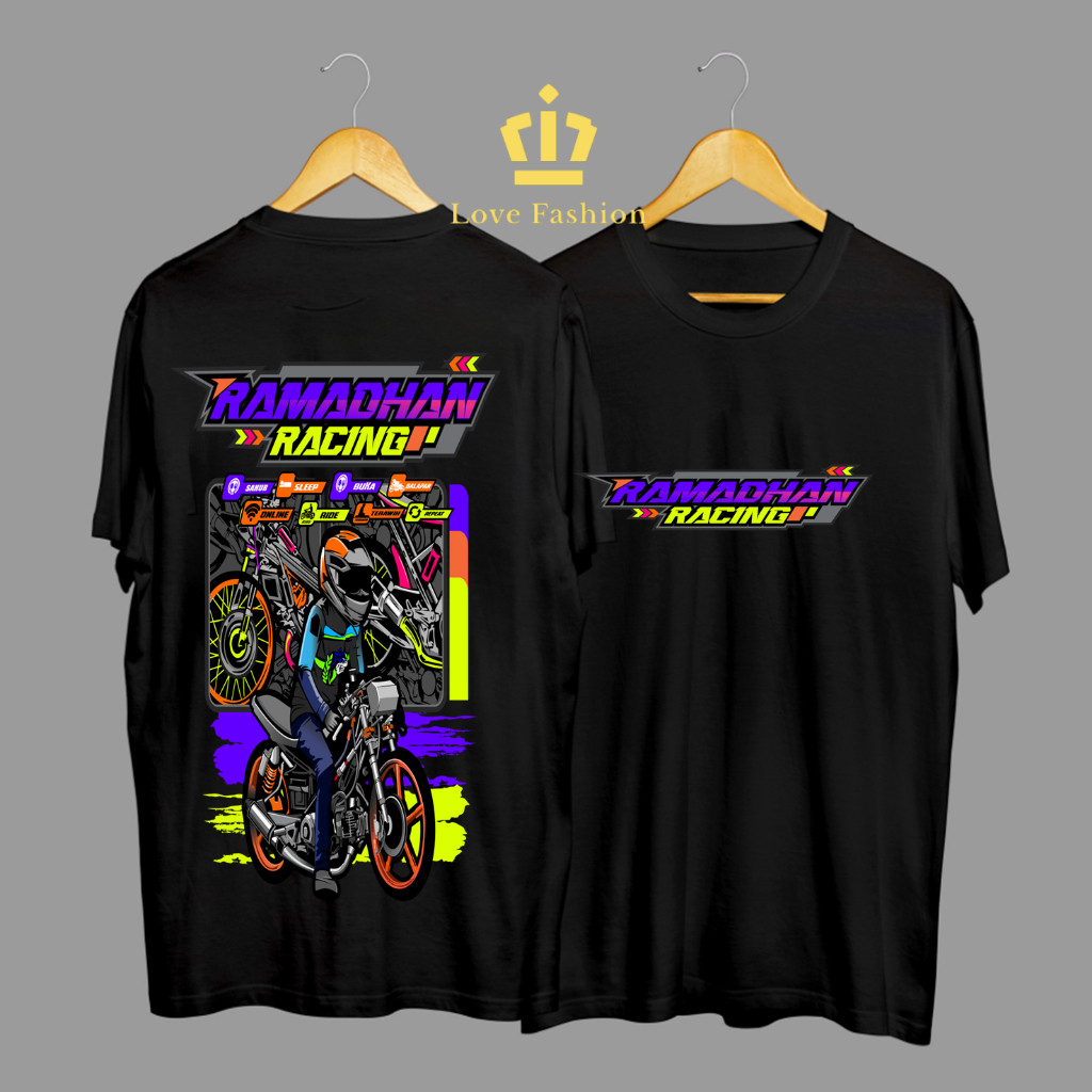 Kaos Tshirt Baju Distro Ramadhan Race Racing Balapan Sahur On The Road Premium Terbaru