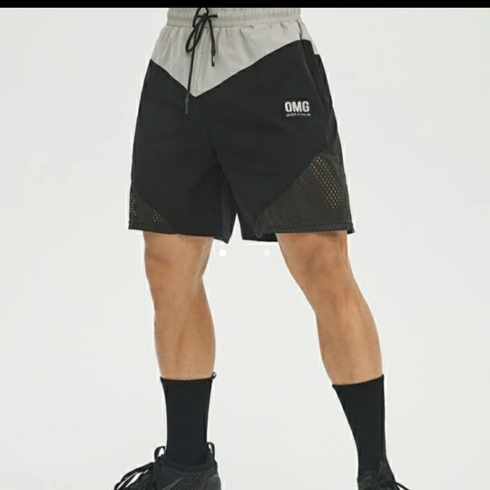OMG On My Game Mesh Shorts - Hitam, M 2602