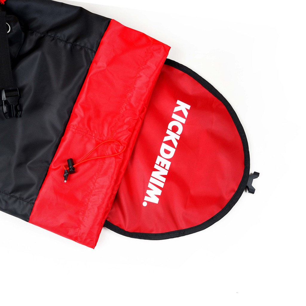 SALE KICK DENIM - TAS BACKPACK RANSEL MULTIFUNGSI ANTI AIR WARNA HITAM - BP RANSEL EXPUM