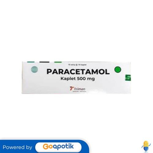 Paracetamol Triman 500 Mg Box 100 Kaplet