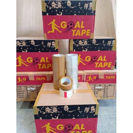 

NAT - 6 ROLL / 1 SLOOP LAKBAN GOAL TAPE 2 INCH 48 MM X 100 YARD 23 MICRON