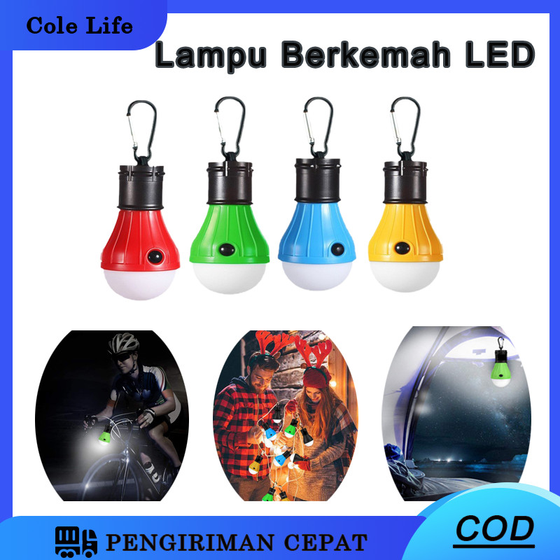 Lampu LED Lampu Emergency Bohlam Multifungsi Lampu Gantung Outdoor Camping LED