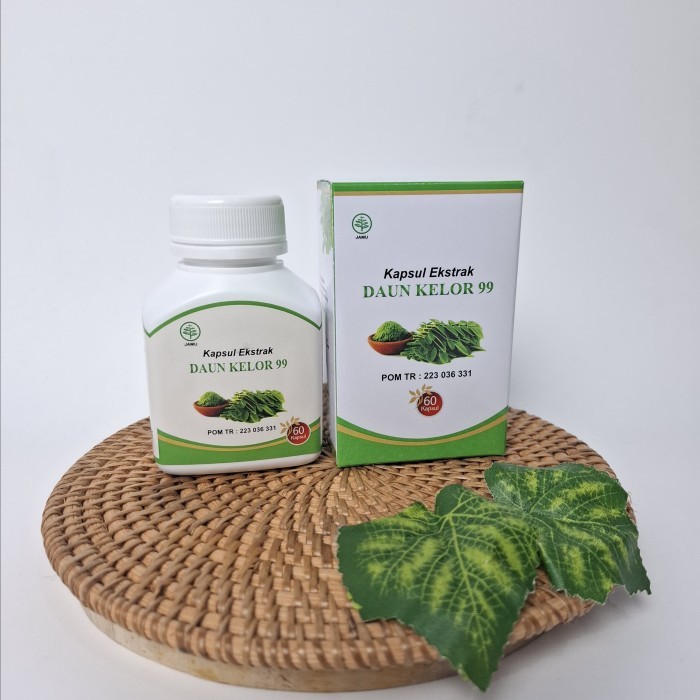 Ori Kapsul Daun Kelor 99 Isi 60 Kapsul BPOM