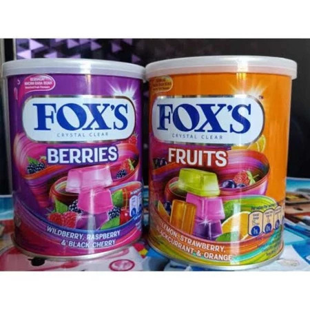 

Fox's Crystal Clear Permen Berries/Fruits Kaleng 170 g