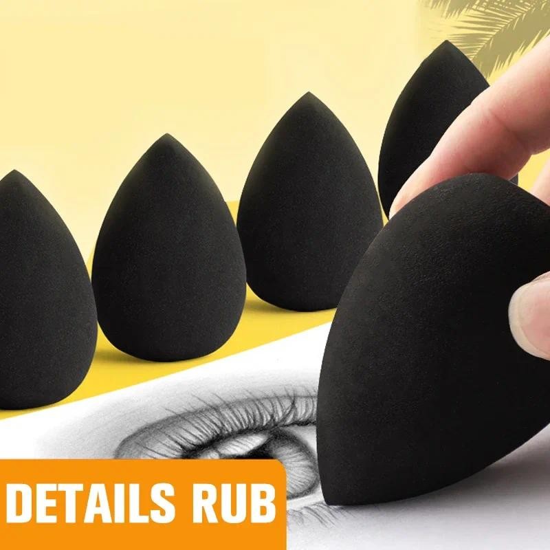 

Soft Sponge Sketch Rubbing Ball Art Painting Supplies for Adjust Brightness Shadow Transition 6*4 School Office Supplies