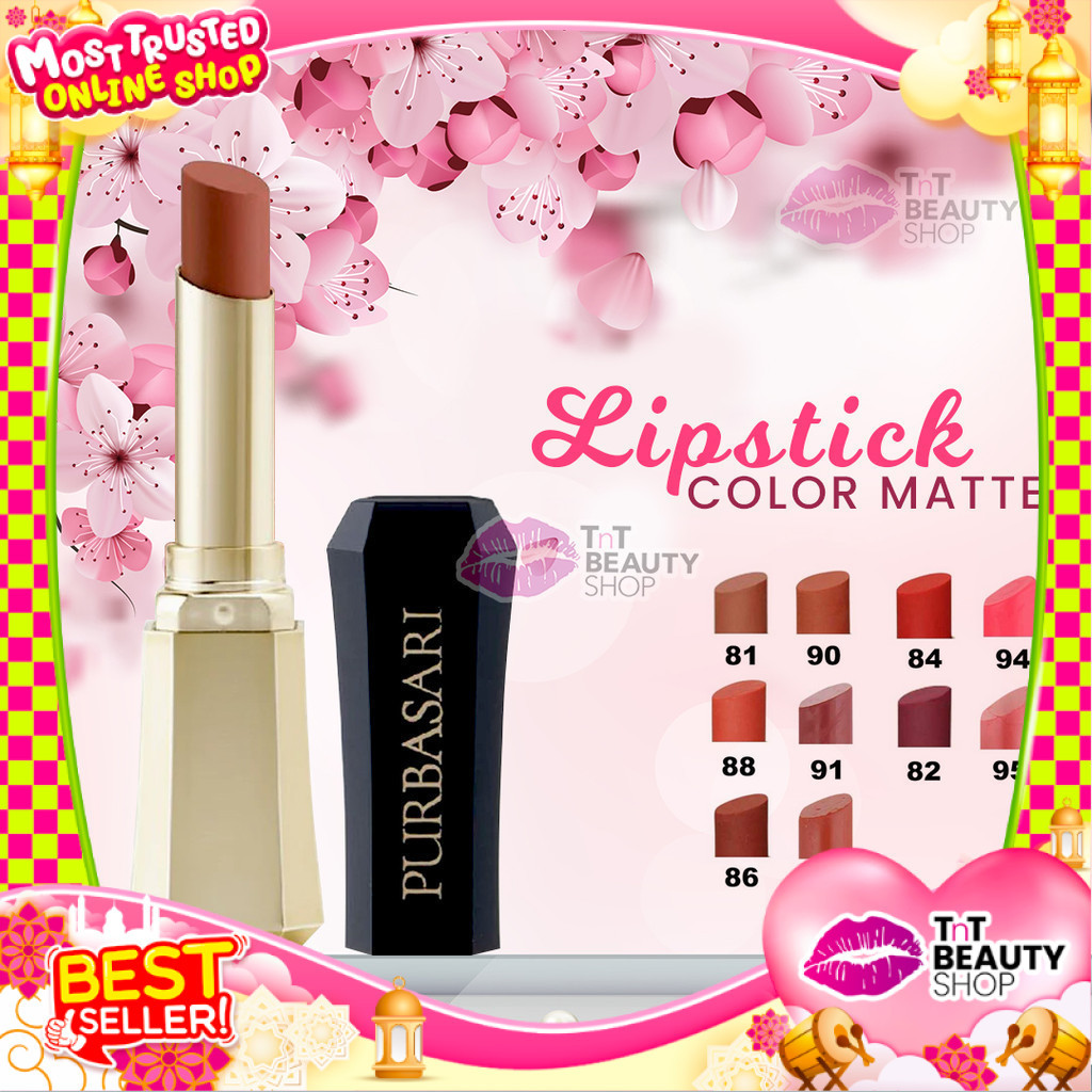 Purbasari lipstick Color Matte ORIGINAL | Tnt Beauty Shop