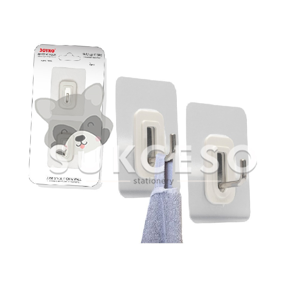 JOYKO ADHK-3080 Adhesive Hook Gantungan Tempel Dinding Murah