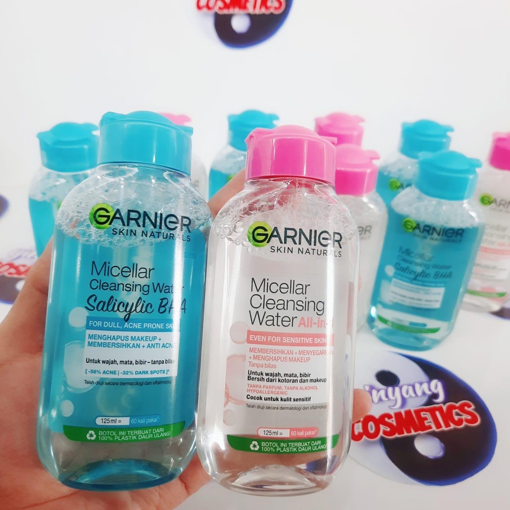 GaArni3r Micellar Cleansing Water 125ml Penghapus Makeup Tanpa Bilas Cleanser