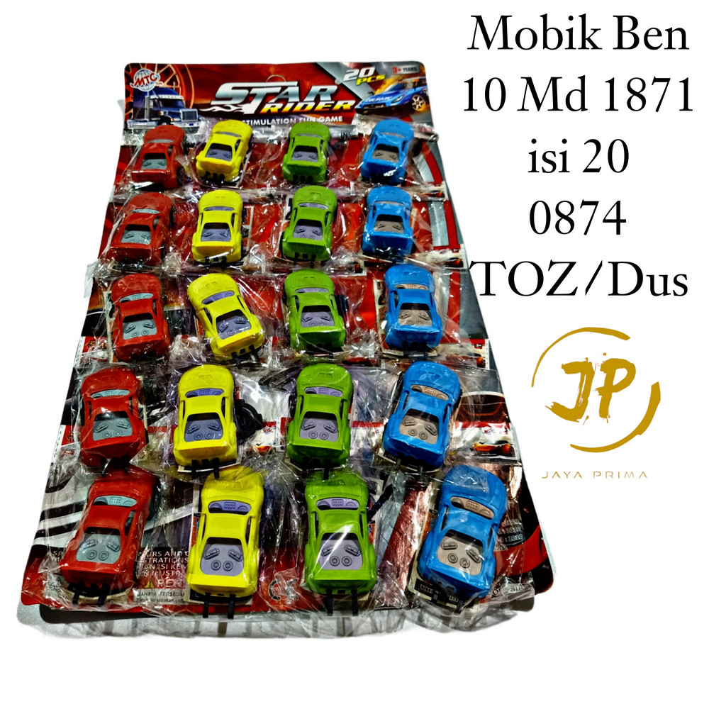 MAINAN ANAK MOBIL BEN.10 MD.1871 ISI 20 PCS