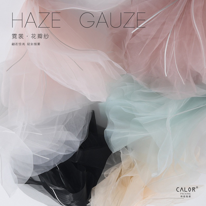 

(5Lembar)CALOR Flower Wrapping Paper / Flowers Petals Tile Kertas Bunga Buket Cellophane Kain Jaring