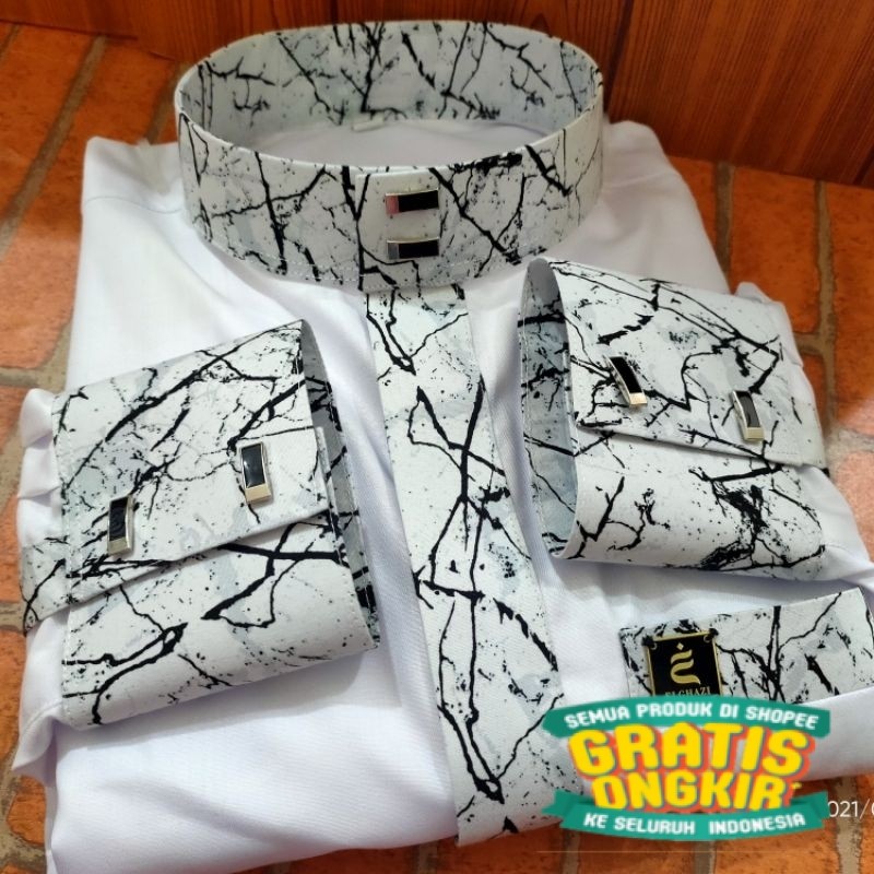[COD] THOBE 5 ELGHAZI [JUBAH BHARAT] JUBAH PRIA BERKUALITAS / JUBAH TERLARIS / JUBAH PRIA MOTIF/ GAM