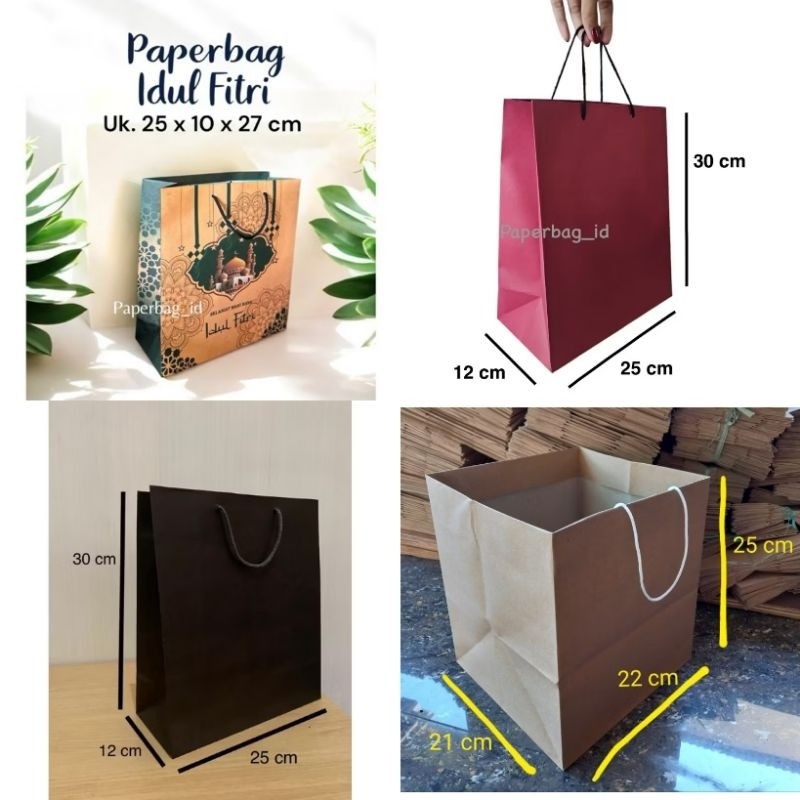 

pekanbaru / Paperbag hampers/kado tas belanja Motif Zigzaz polos paperbag papper hampers Tote bag