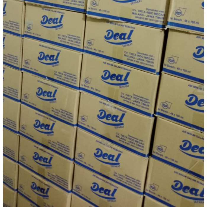 

DEAL Air Mineral Merk Deal 150 ml isi 48 pcs