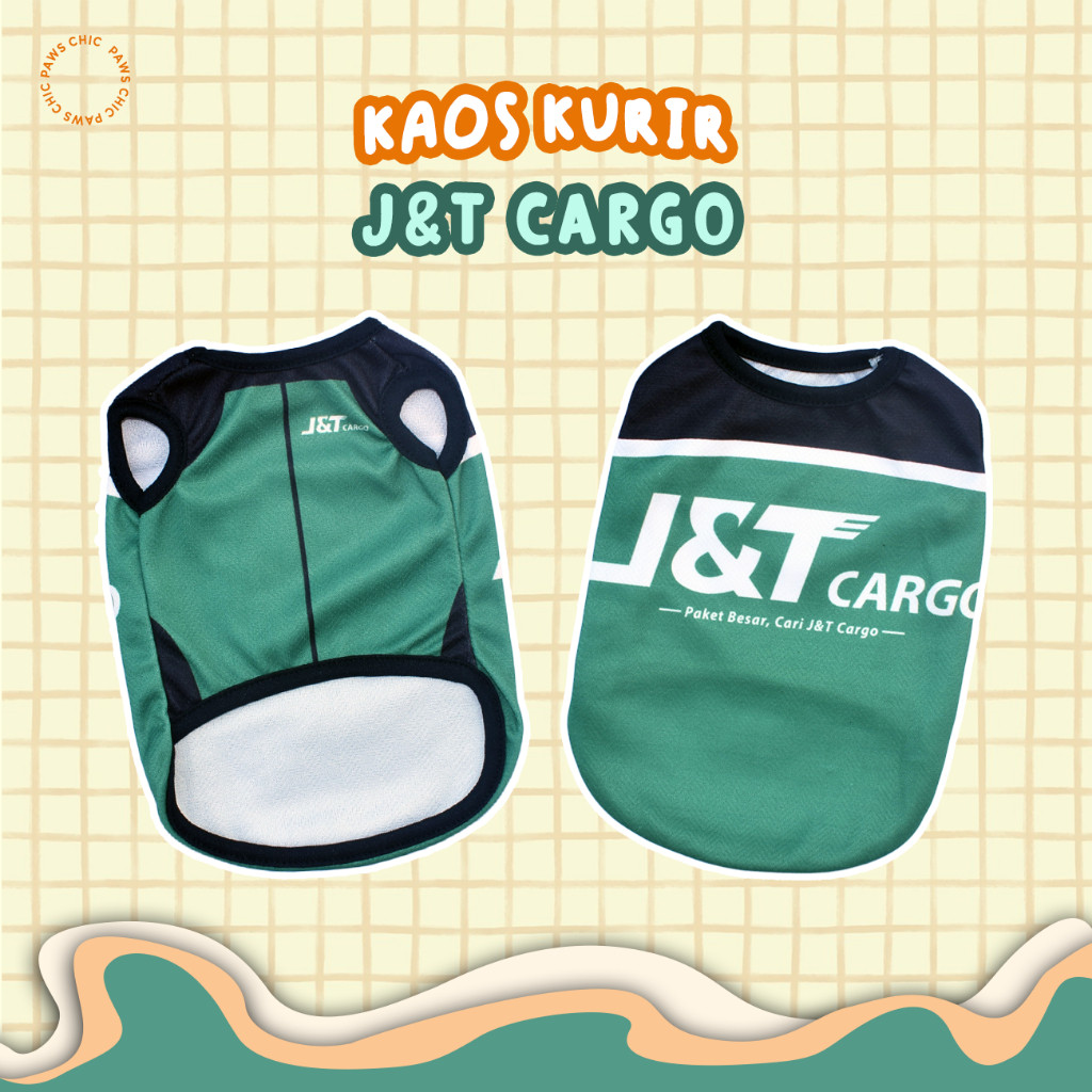 Baju Kucing Lucu Murah Seragam Ekspedisi J&T Cargo Hewan Peliharaan