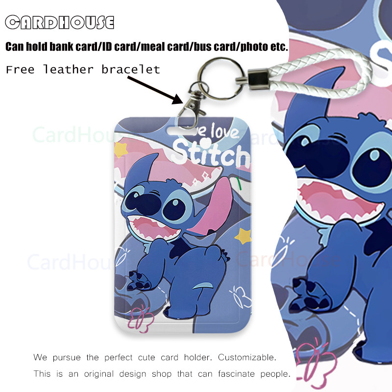 

【Promosi Toko Baru】KARTUN Stitch Unik ID CARD Dompet Kartu Aesthetic HOLDER ID CARD Aesthetic LT137 Tempat Photocard Photo Card Kartun Stitch