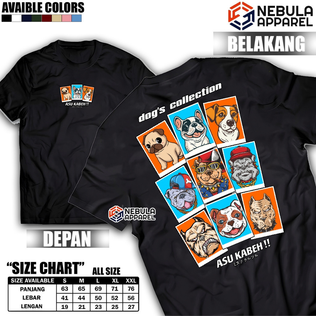 KAOS ASU KABEH ORIGINAL