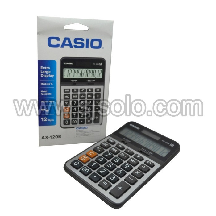 

Kalkulator CASIO AX-120B Electronic Calculator 12 Digits AX-120B