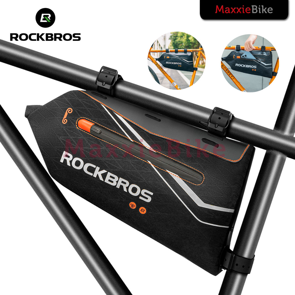 ROCKBROS 060 Tas Frame Sepeda Bike Bag Tube Touring Waterproof