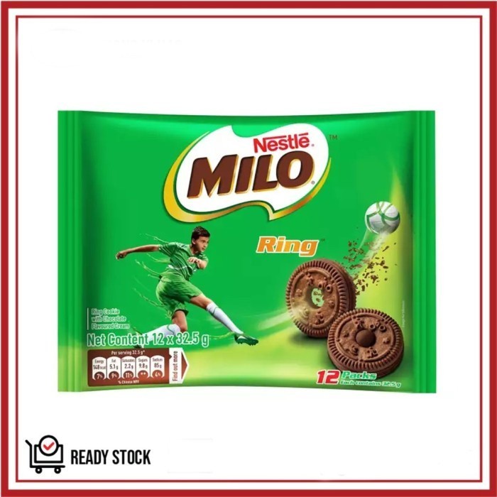 

MILO Ring Biscuits Cookies isi 12 packs