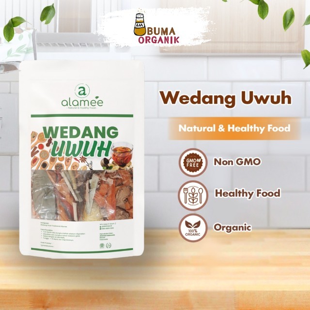 

ALAMEE Wedang Uwuh Komplit Asli Rempah Minuman Herbal Alami Langsung Seduh Lengkap BUMA