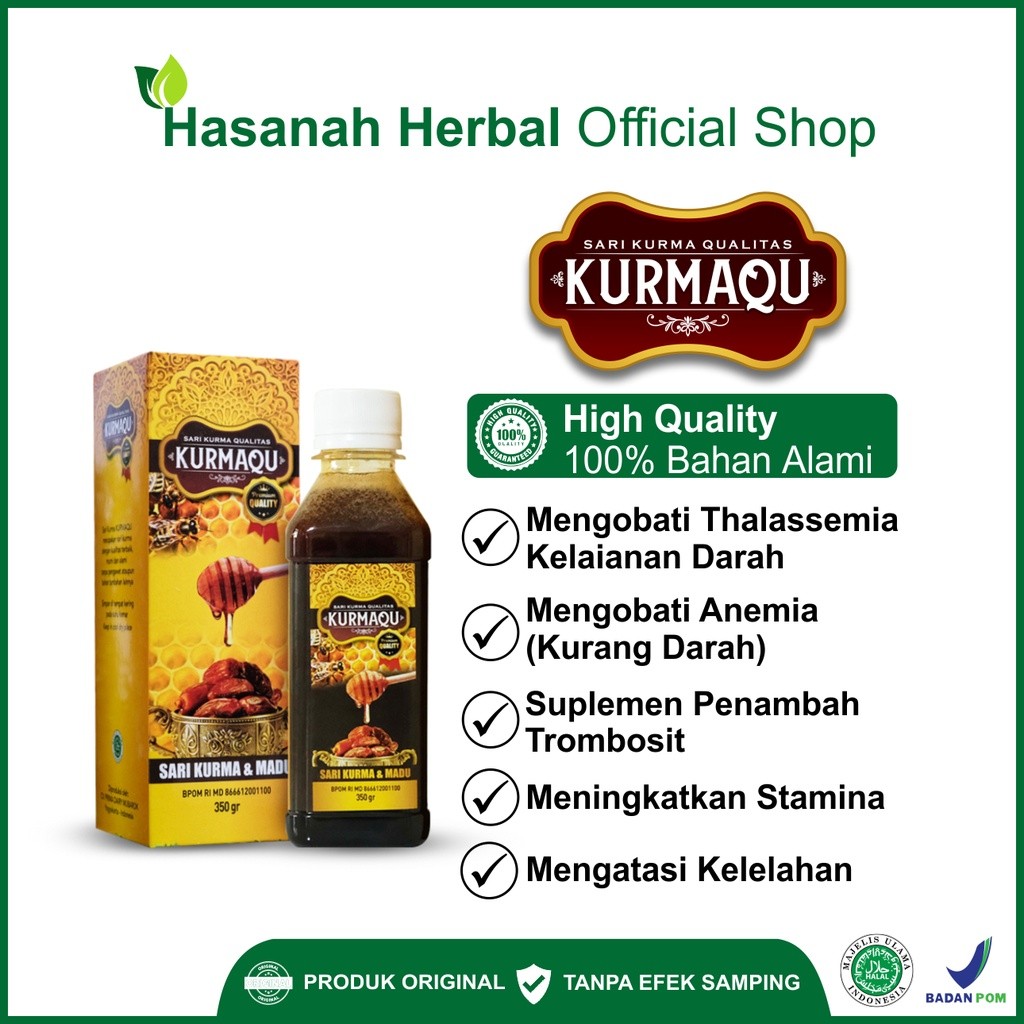 

Obat Thalasemia Kelainan Darah Penambah Hemoglobin Sari Kurma Qualitas KurmaQu
