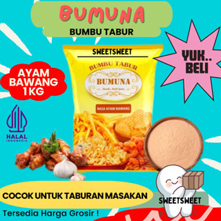 

Sweetsweet Bumuna Bumbu Rasa Ayam Bawang 1 Kg | Bubuk Tabur Premium {BISA COD dan GROSIR}