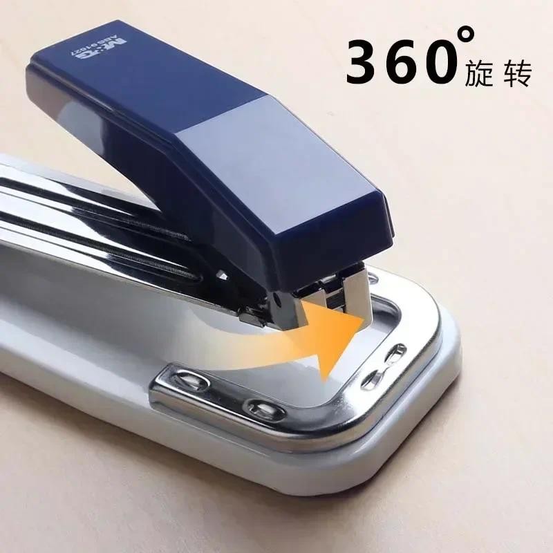 

Duty Stapler 360 Heavy Bookbinding Staplers Rotatable Staples Effortless Use Long School Supplies 24/6 Office Paper