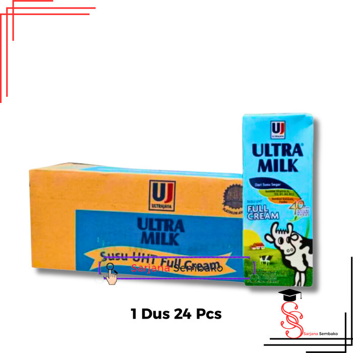 

Ultra Milk Susu UHT Full Cream 200 ML - 1 Dus 24 Pcs
