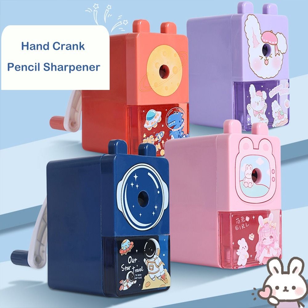 

Automatically Enters Lead Hand Crank Pencil Sharpener Drawing Sketching Mechanical Pencil Cutter Writing Manual Pencil Sharpener