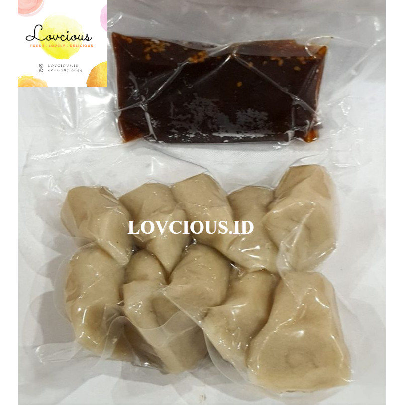 

PEMPEK TELUR KECIL PREMIUM / PEMPEK IKAN PUTAK / VACUUM PACK ISI 10