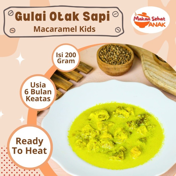 

Gulai Otak Sapi Macaramel Kids for Baby 6m+