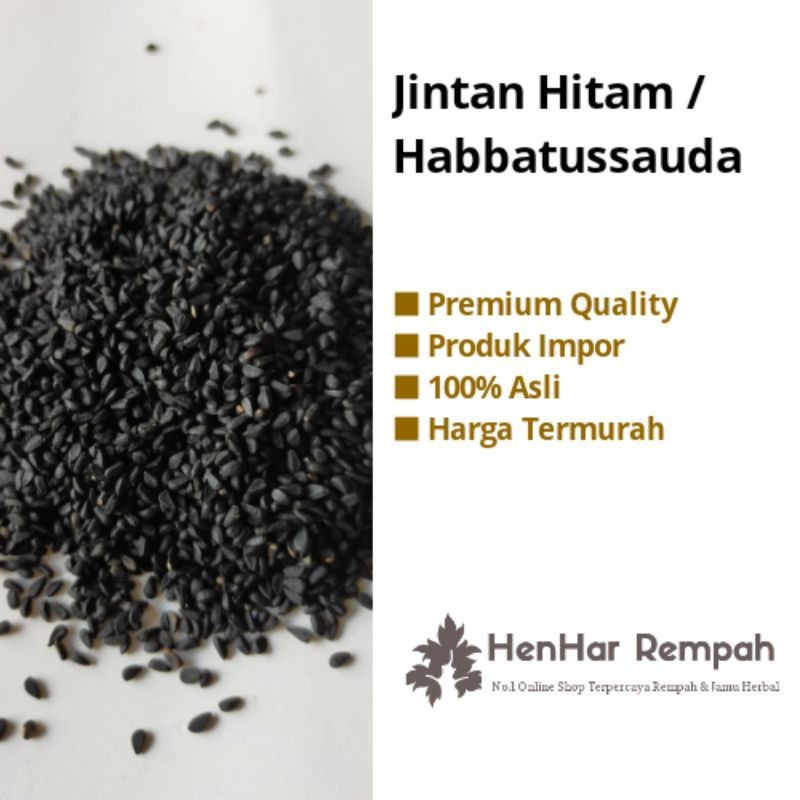 

Termurah!!! Jintan hitam / habbatusauda kualitas bagus impor 100 gram