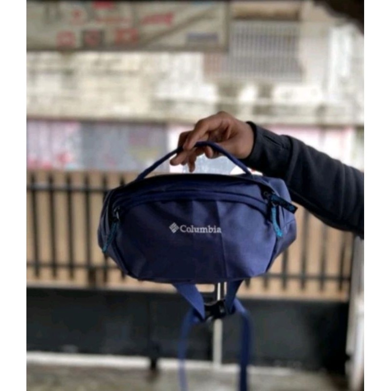 Tas Selempang Columbia / Tas Pinggang Outdoor Gunung Selempang Travel Pouch Outdoor / Waistbag Outdo