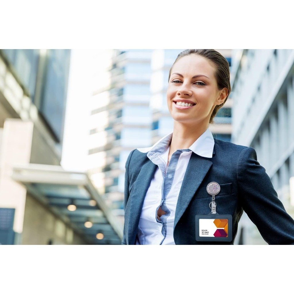 

Name Tag ID CARD Clip Holder Gulungan Tempat Kartu Identitas Nama Lencana Yoyo Tarik Retractable Penyangga Gantungan Kunci Telescopic Keychain Flexible