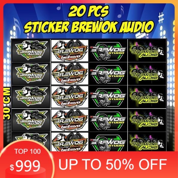 

Stiker sticker brewog audio Sound System | Stiker Audio | Stiker Sound System Audio | Stiker Sound System Anti Air | Stiker Logo Sound System