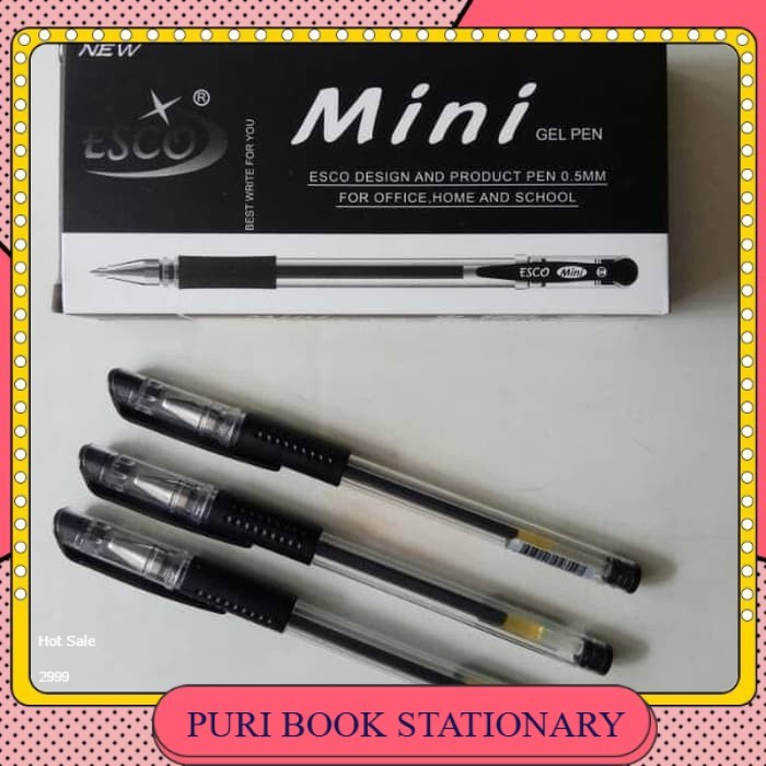 

Pulpen / Pena Gel ESCO Ballpoint pen MinI 0.5 mm ES-M58 - 1 pcs